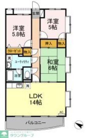 セイシェルの物件間取画像
